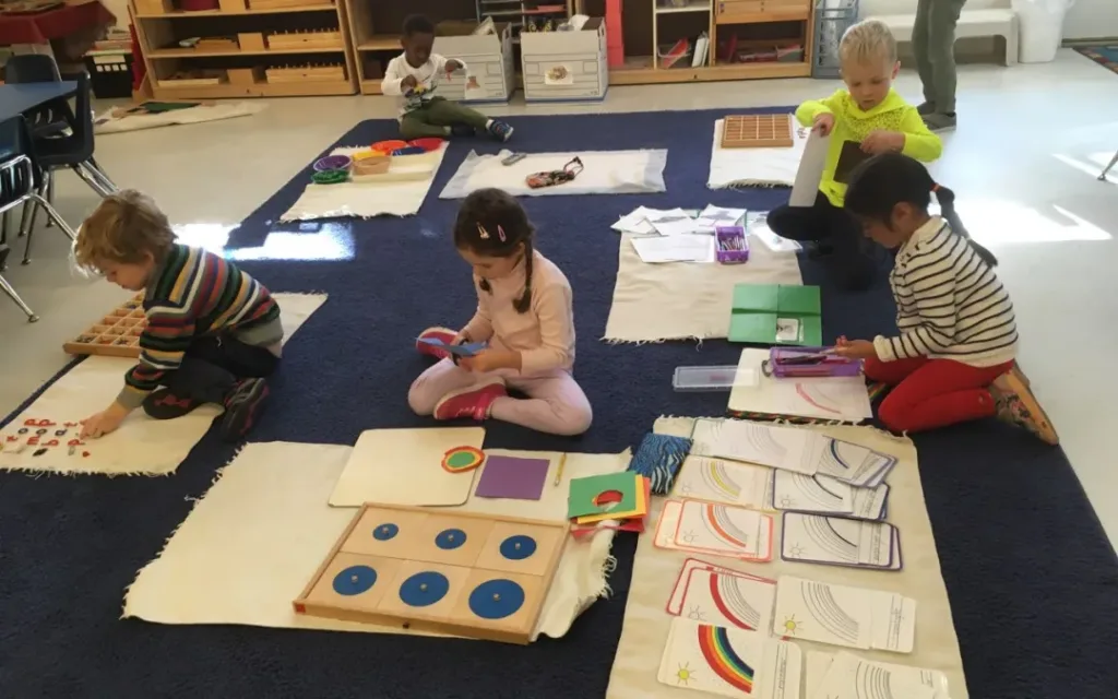 What children do in Montessori Education